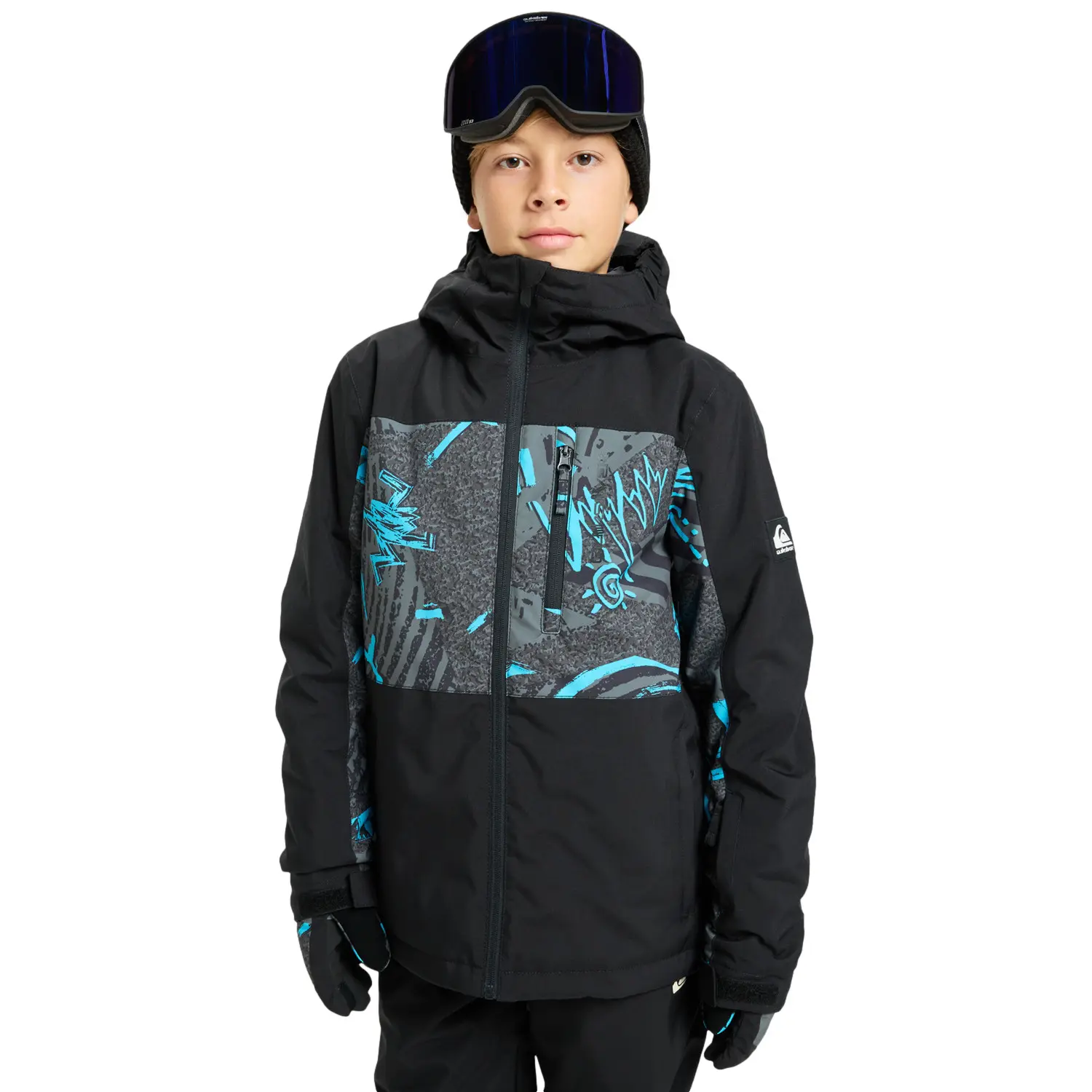 Kinder-Snowboardjacke Quiksilver Side Hit Printed