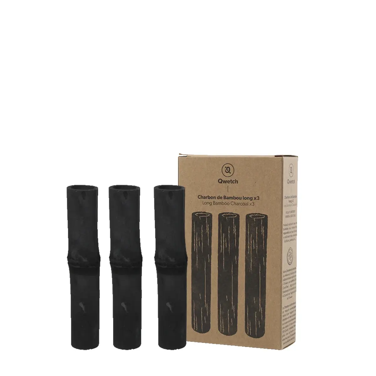 Charbon de bambou Qwetch (x3)