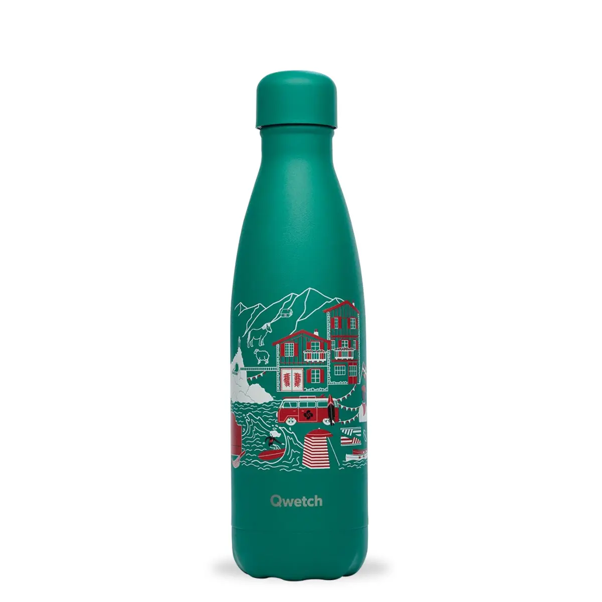 Bouteille isotherme Qwetch France Pays Basque