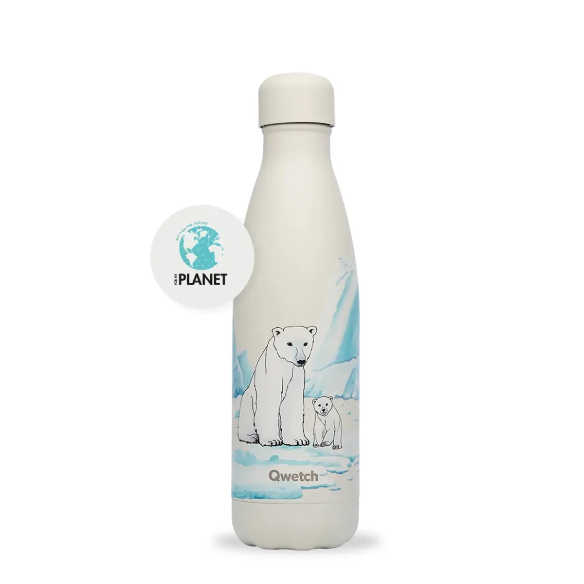 Bodenlose Isolierflasche Banquise Qwetch Originals