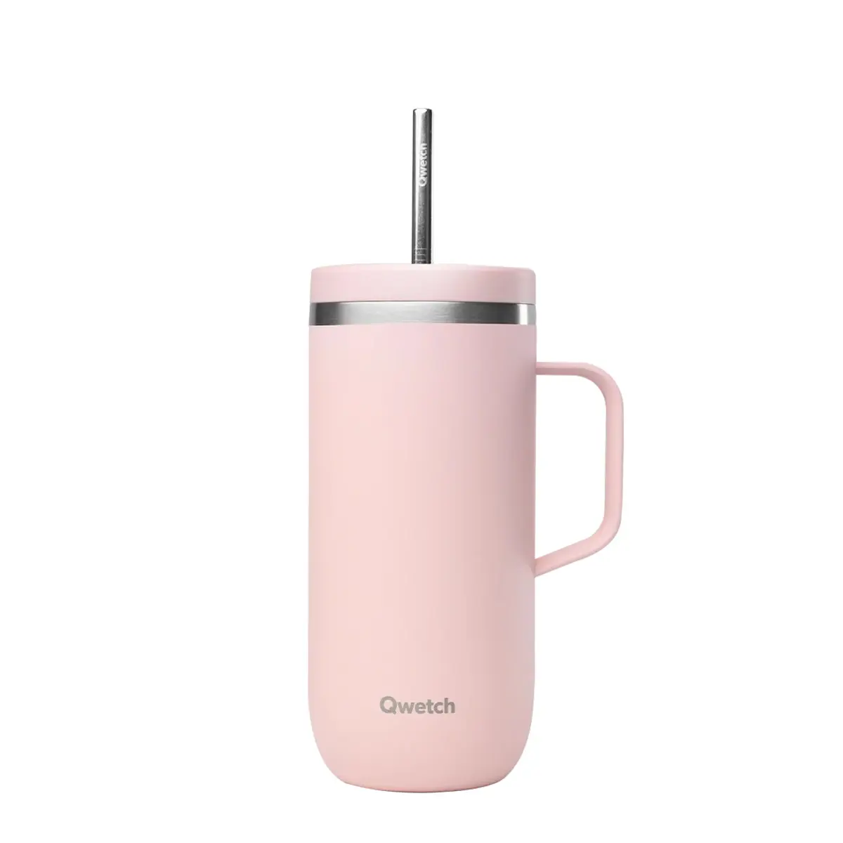 Stainless Steel Insulated Cup with Handle Qwetch
