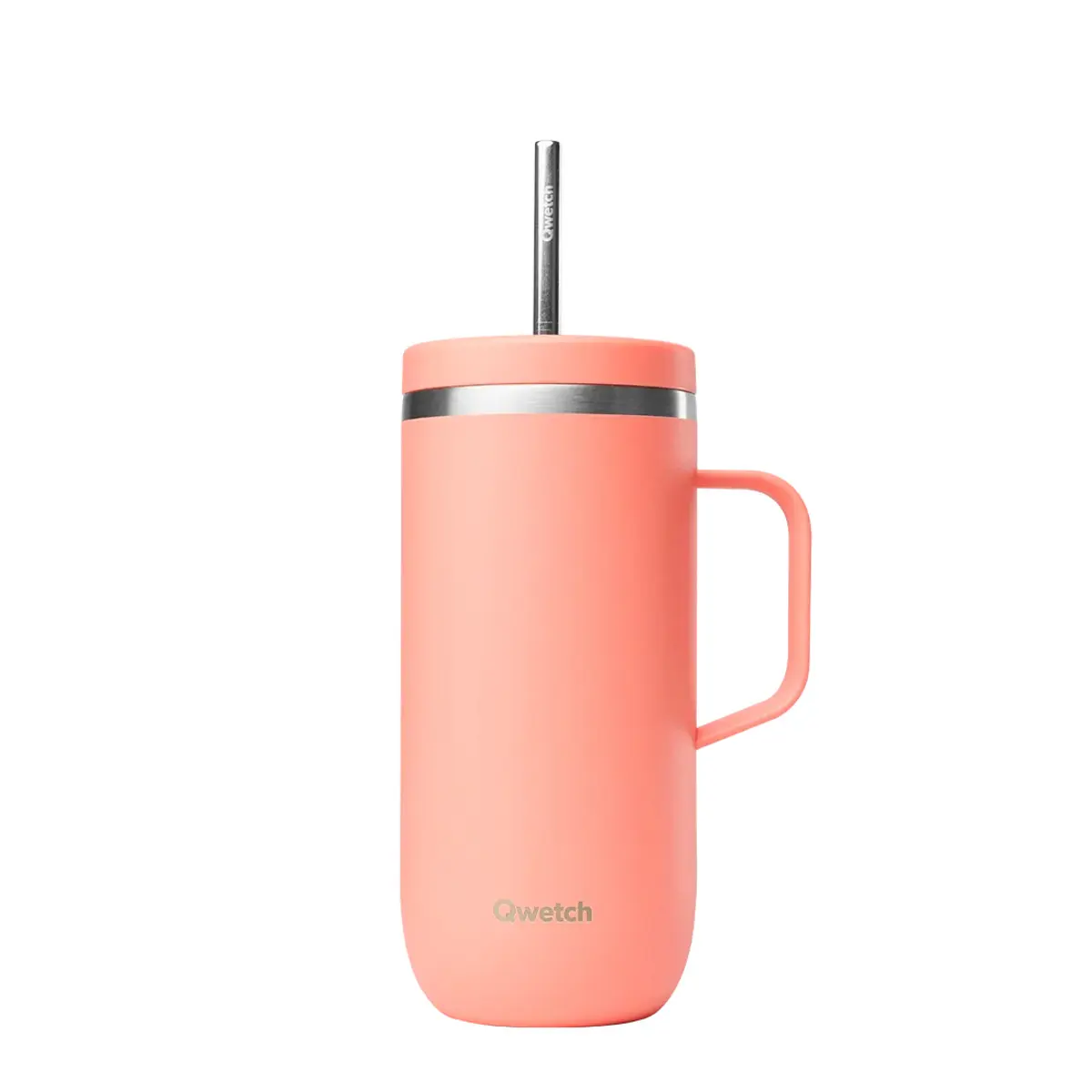 Stainless Steel Insulated Cup with Handle Qwetch