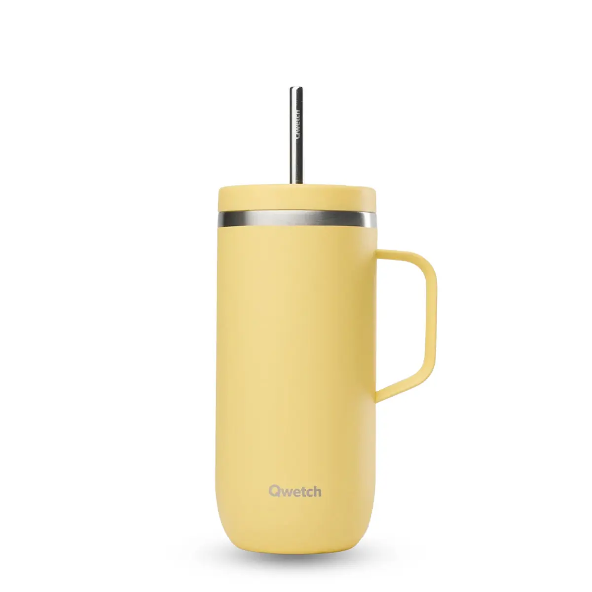 Stainless Steel Insulated Cup with Handle Qwetch