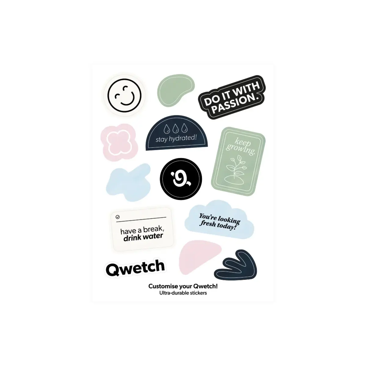 Autocollants edition permanente Qwetch