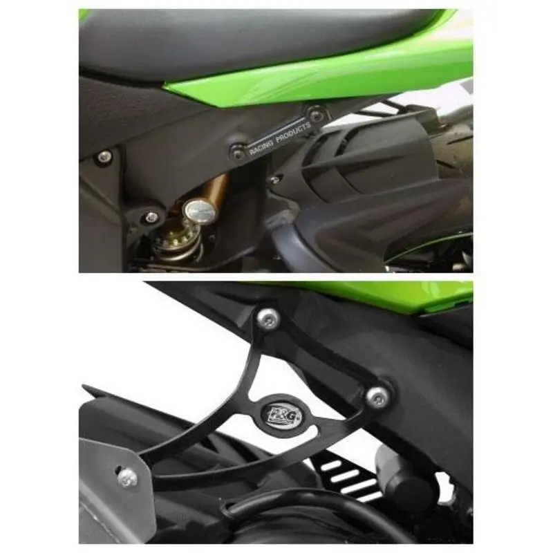 Moto Voetsteun Onderdeel Achteruitkit R&G Racing Kawasaki ZX6R/RR