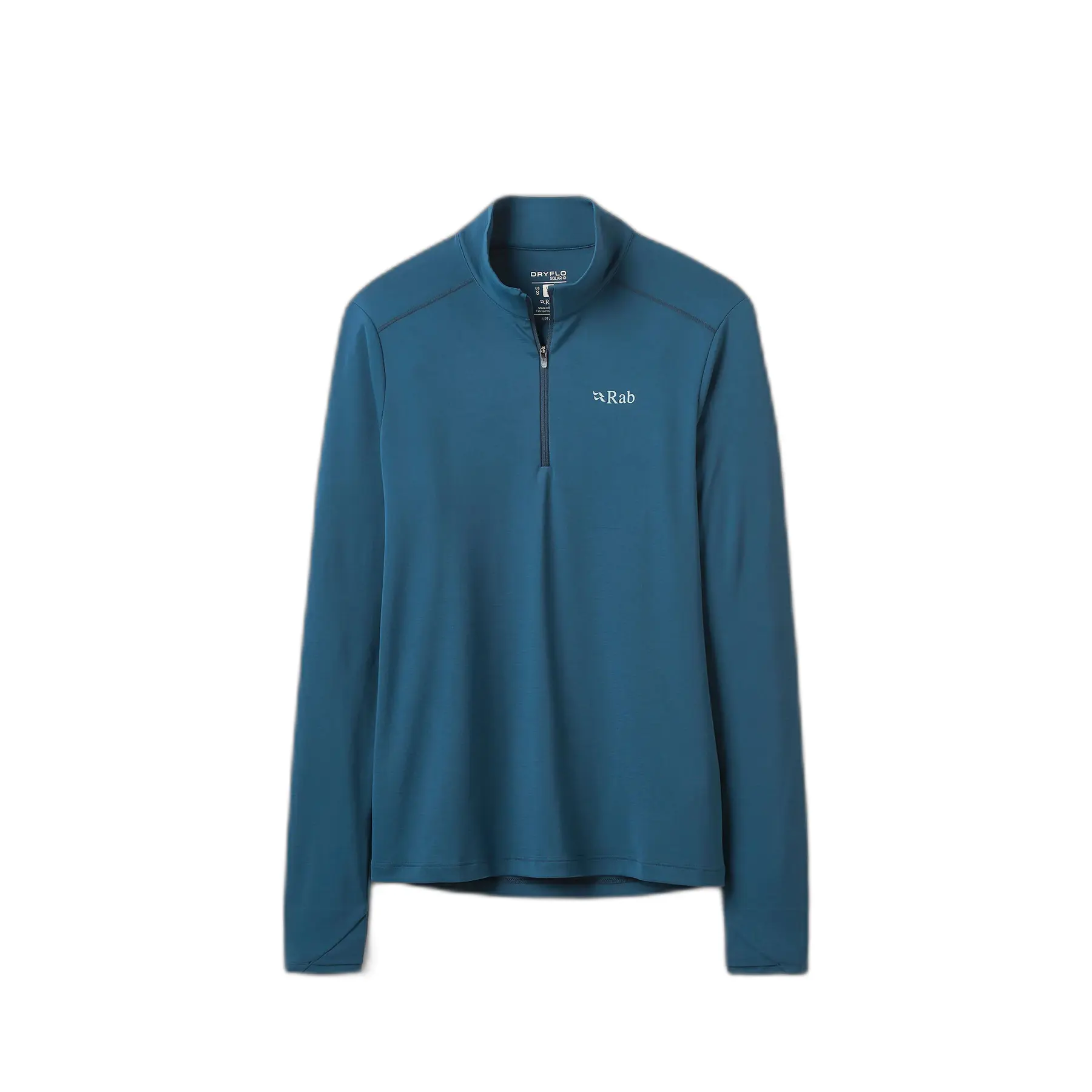 Langarm-Zip-T-Shirt Damen Rab Force