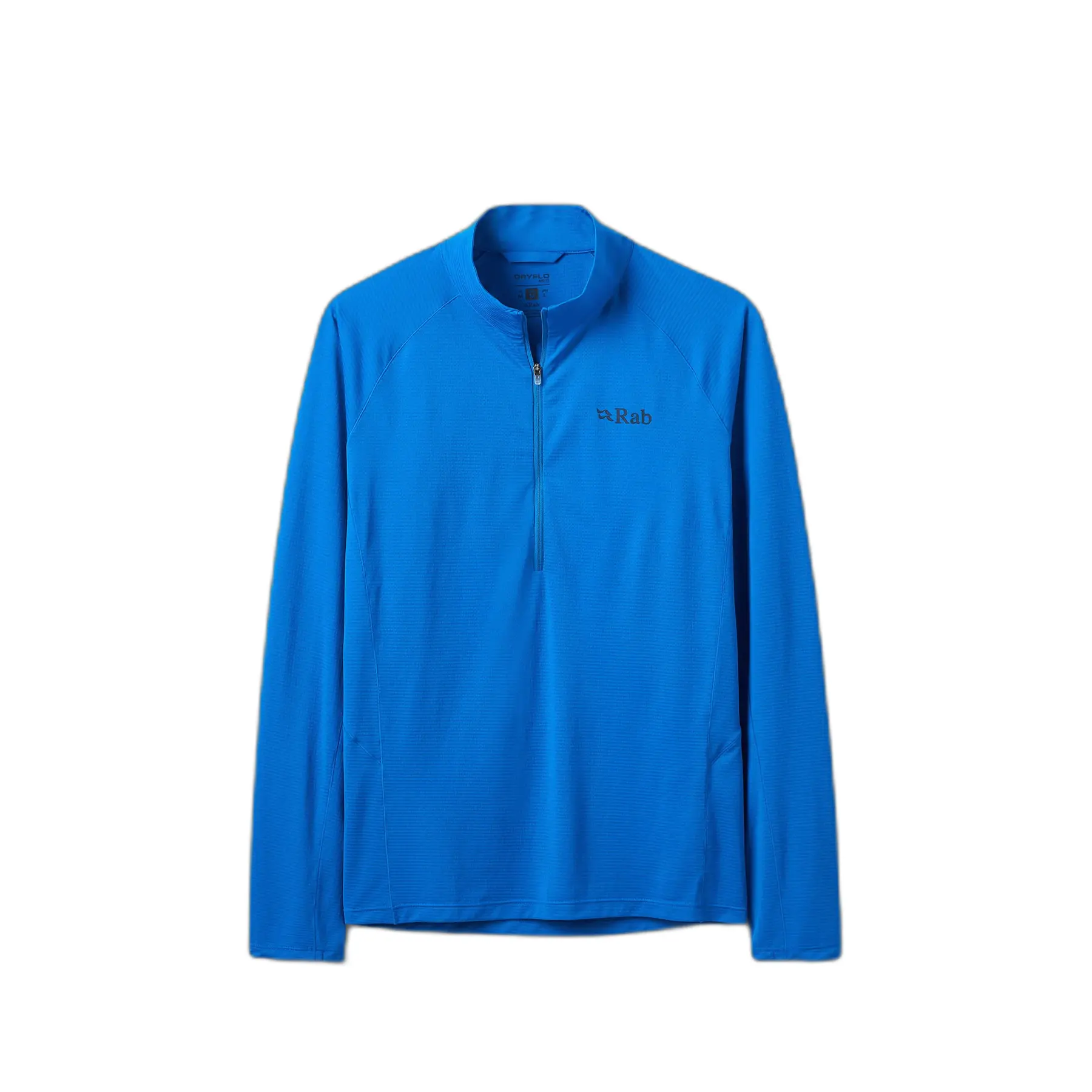 Rab Men's Bleu Long-Sleeved Zip-Up T-Shirt Sonic