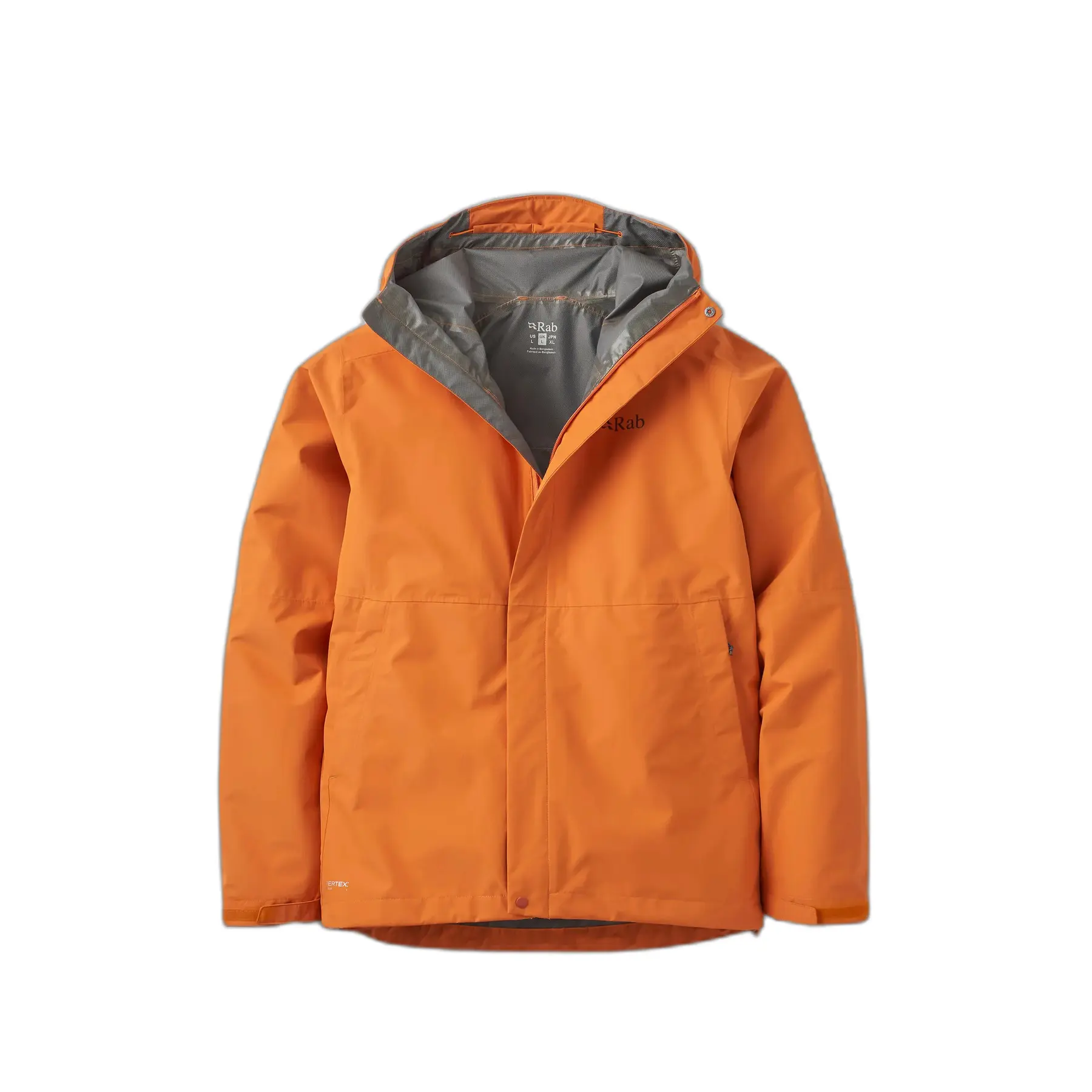 Rab Men's Orange Waterproof Jacket Downpour