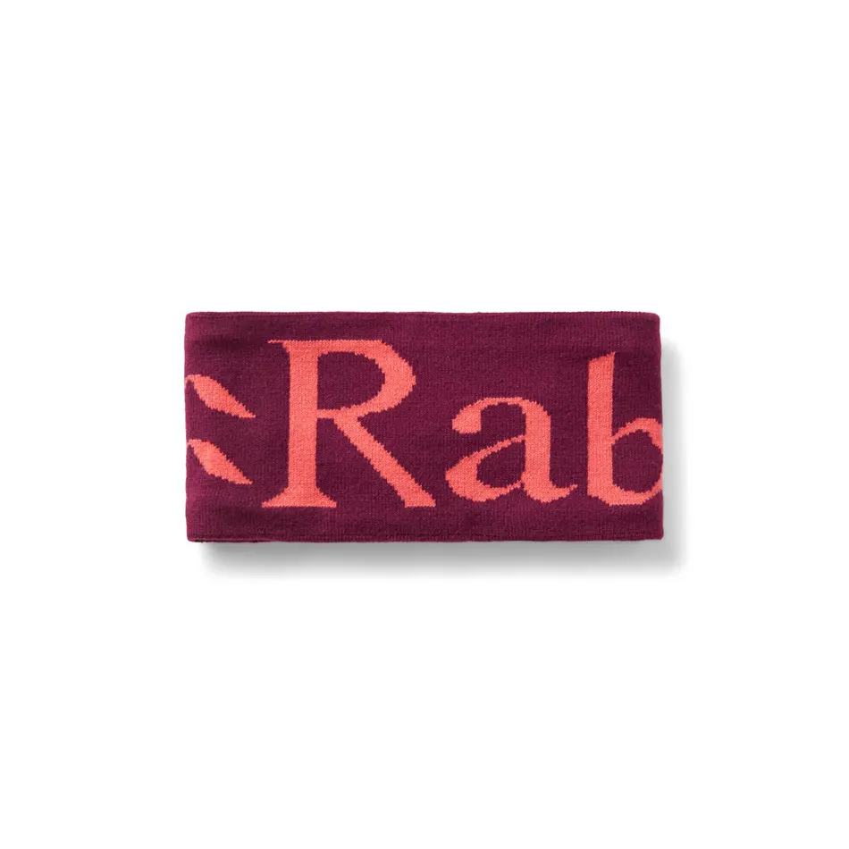 Knitted headband with logo Rab