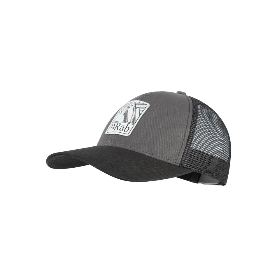 Rab Unisex Gris Baseball Cap Dihedral Badge