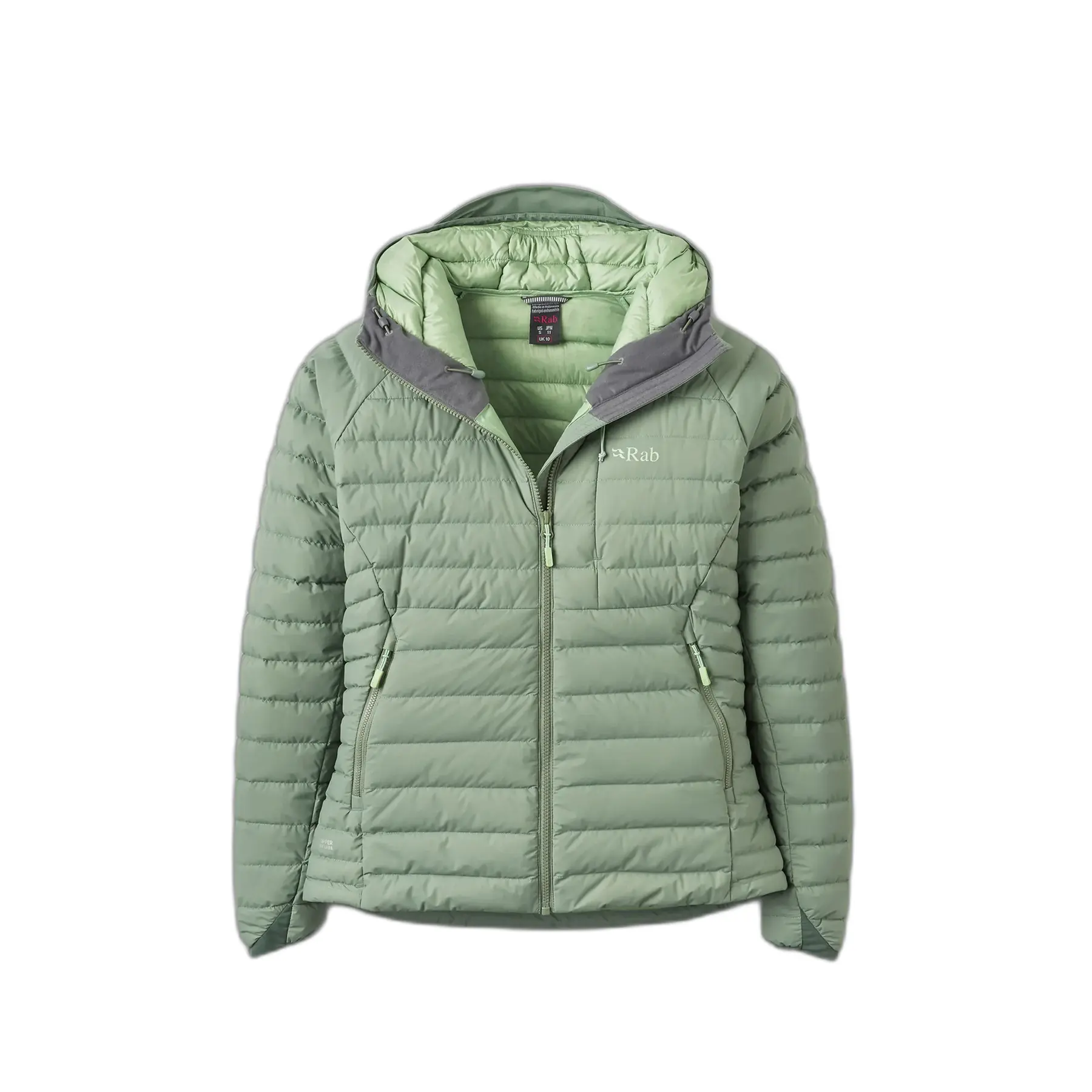 Daunenjacke Mit Kapuze, Damen Rab Microlight