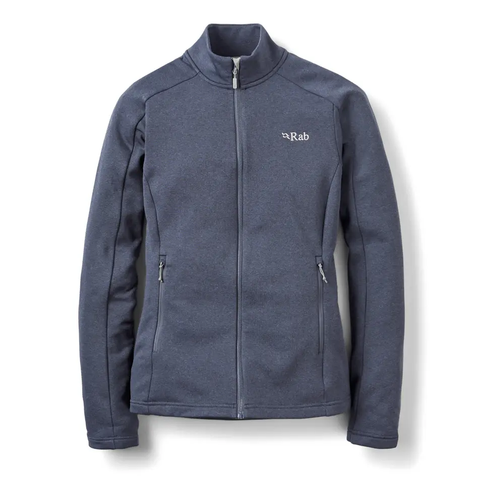 Women's full-zip fleece Rab Covex