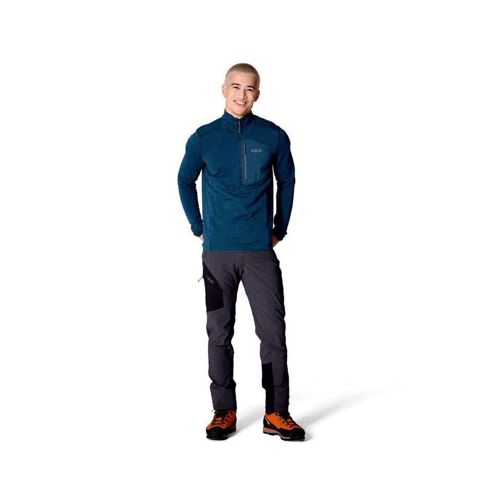 Polaire 1/2 zip Rab Ascendor Light