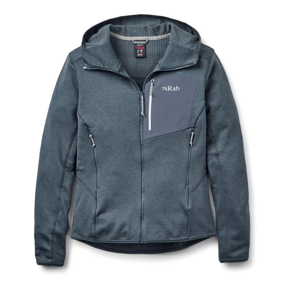 Women's hooded fleece Rab Ascendor