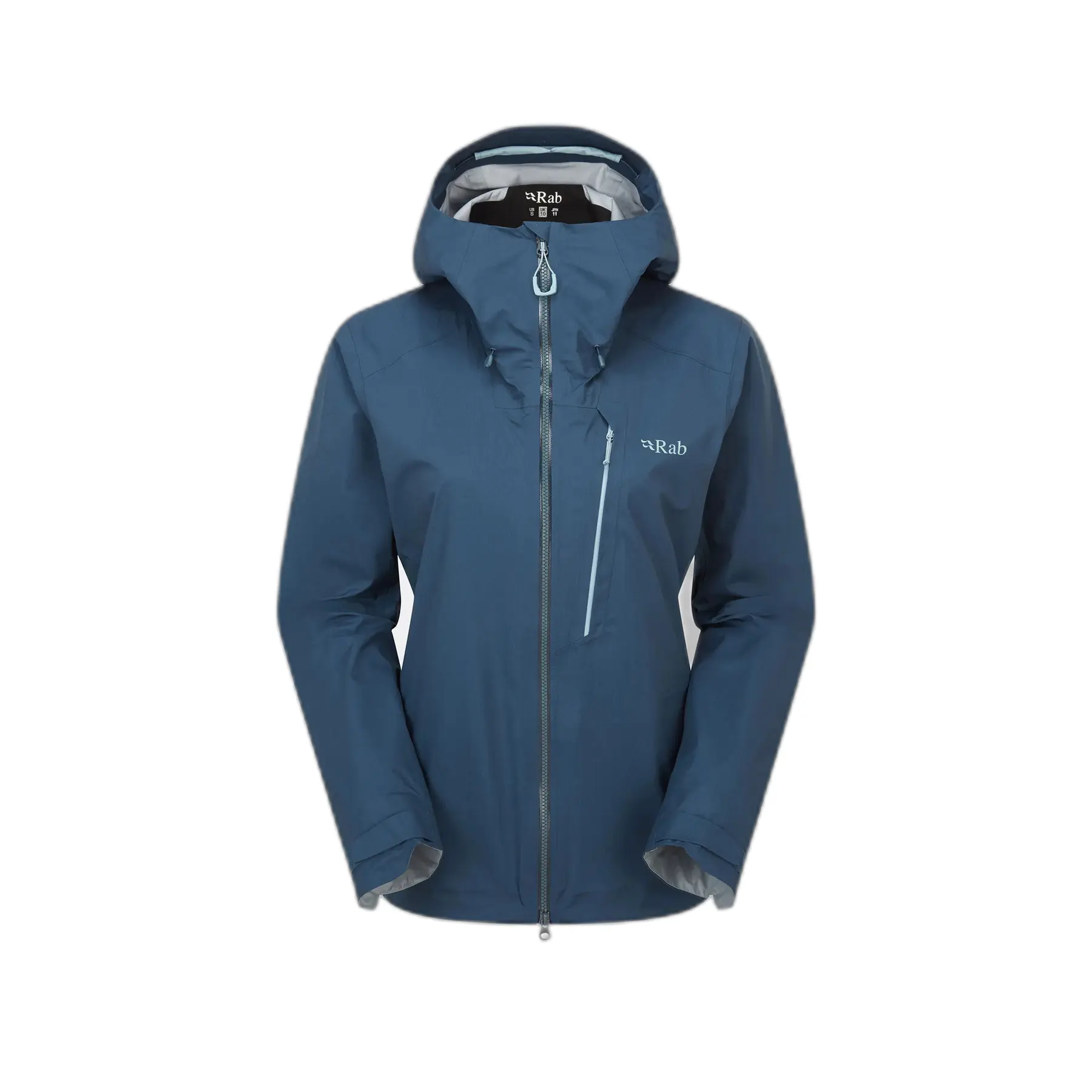 Regenjacke mit Kapuze für Damen Rab Firewall Alpine