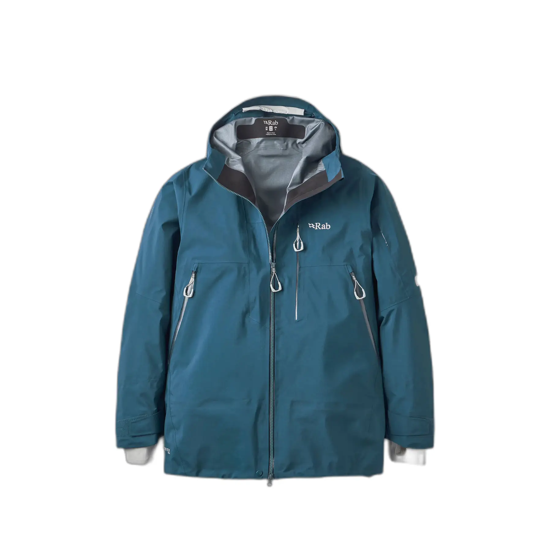 Rab Men's Bleu Waterproof Windbreaker Latok Gtx