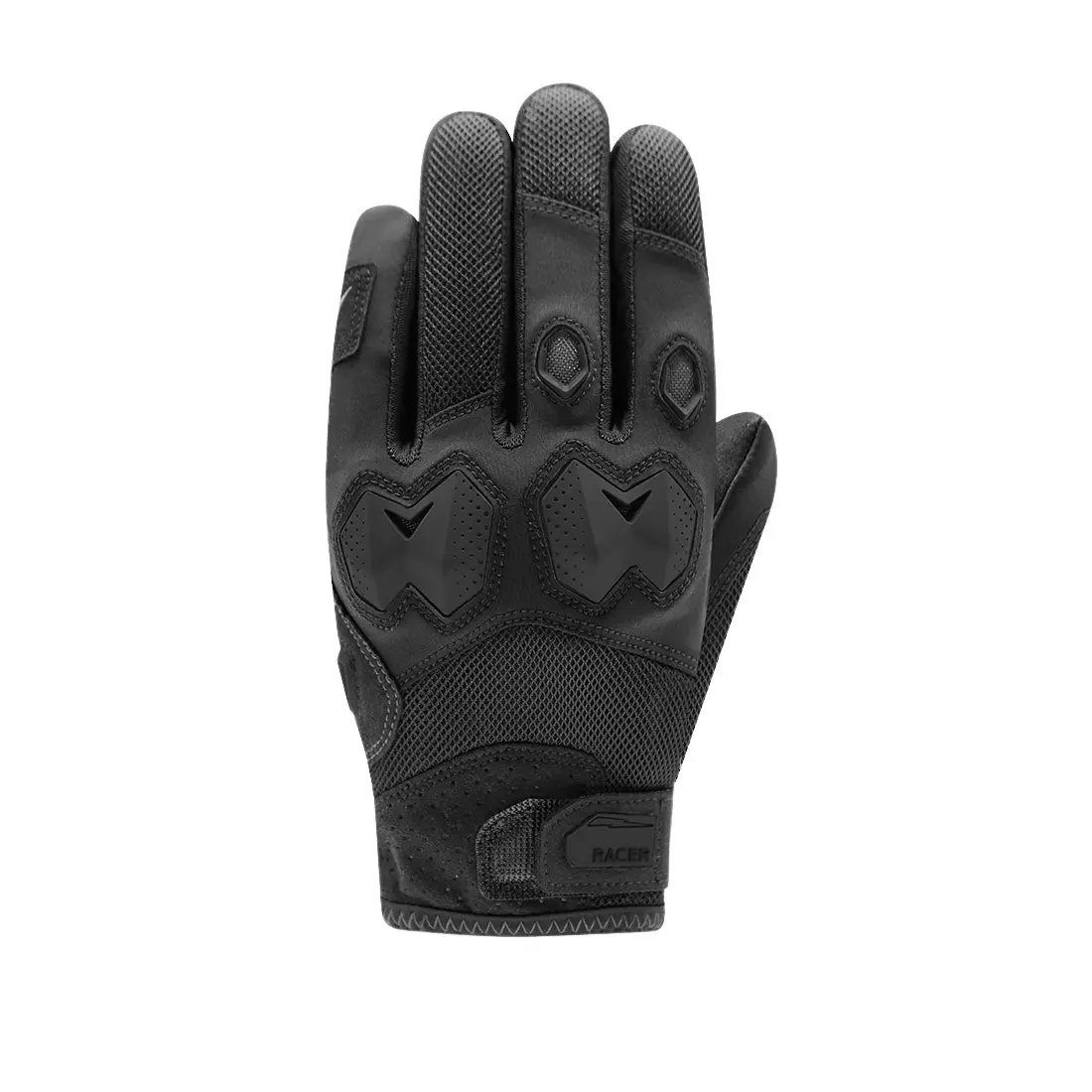 Motorrad Sommerhandschuhe aus Textil Racer Blocks D3O