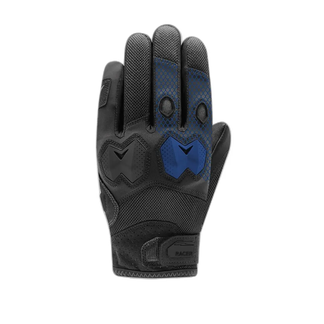 Motorrad Sommerhandschuhe aus Textil Racer Blocks D3O