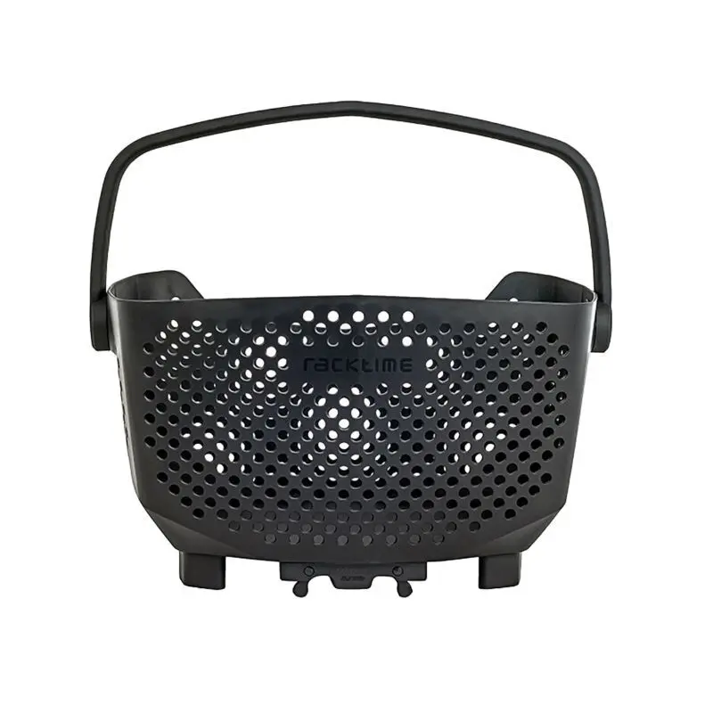 Velo Store - UK Back plastic basket with handle on luggage rack Racktime Bask It Systeme Snapit | Extra 10% off with Subscription, Postage £16.79 to UK Fedex.