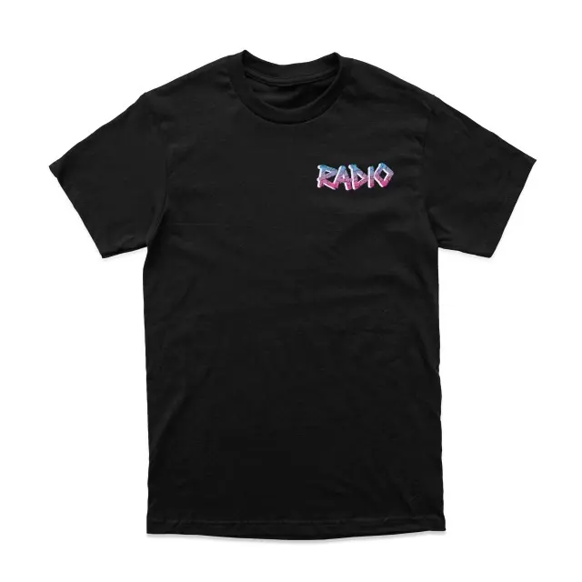 T-shirt Radio Bike Crackle