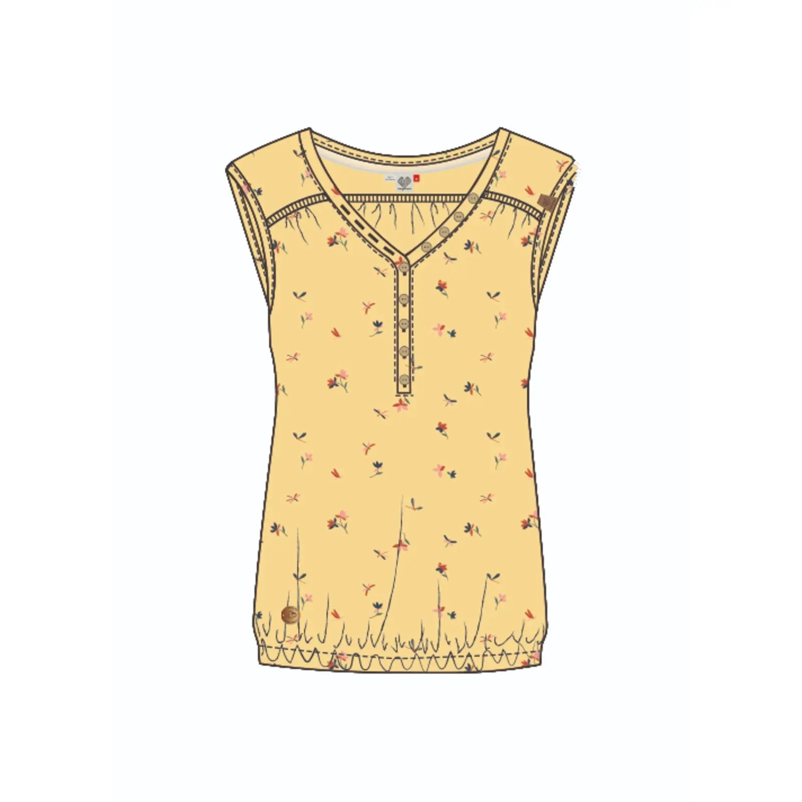 Damen-Top Ragwear Salty A