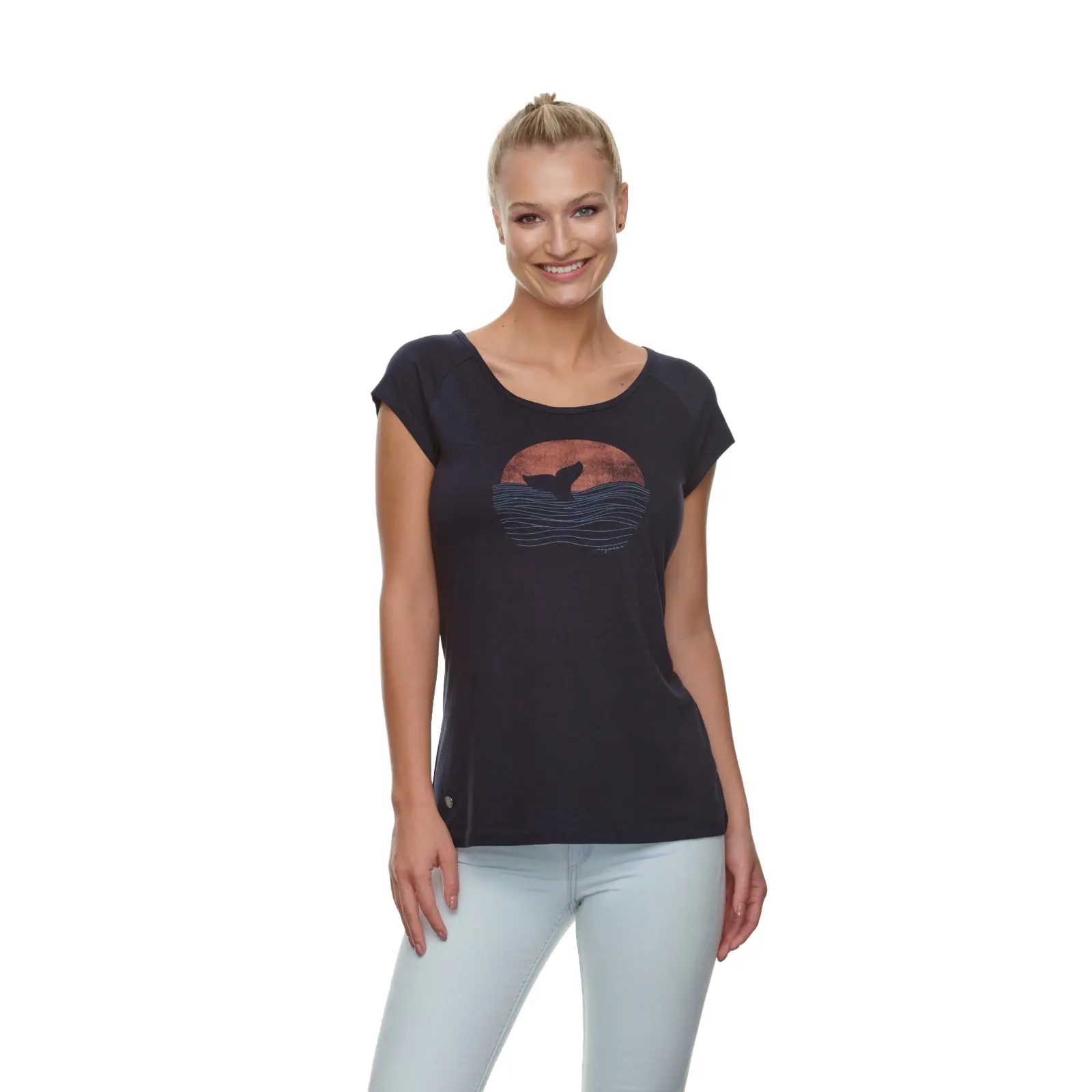 Damen T-Shirt Ragwear Sea Breeze