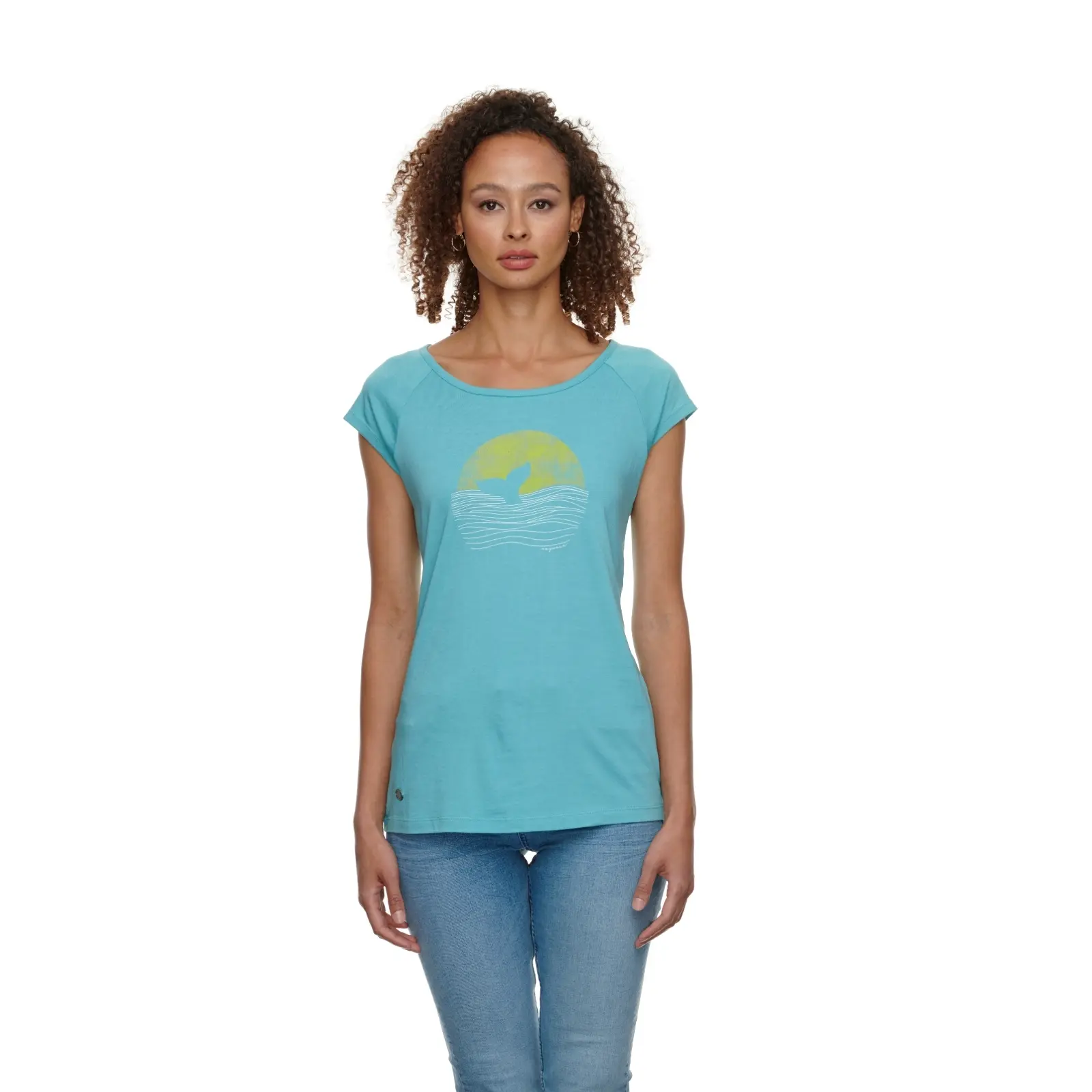 Damen T-Shirt Ragwear Sea Breeze