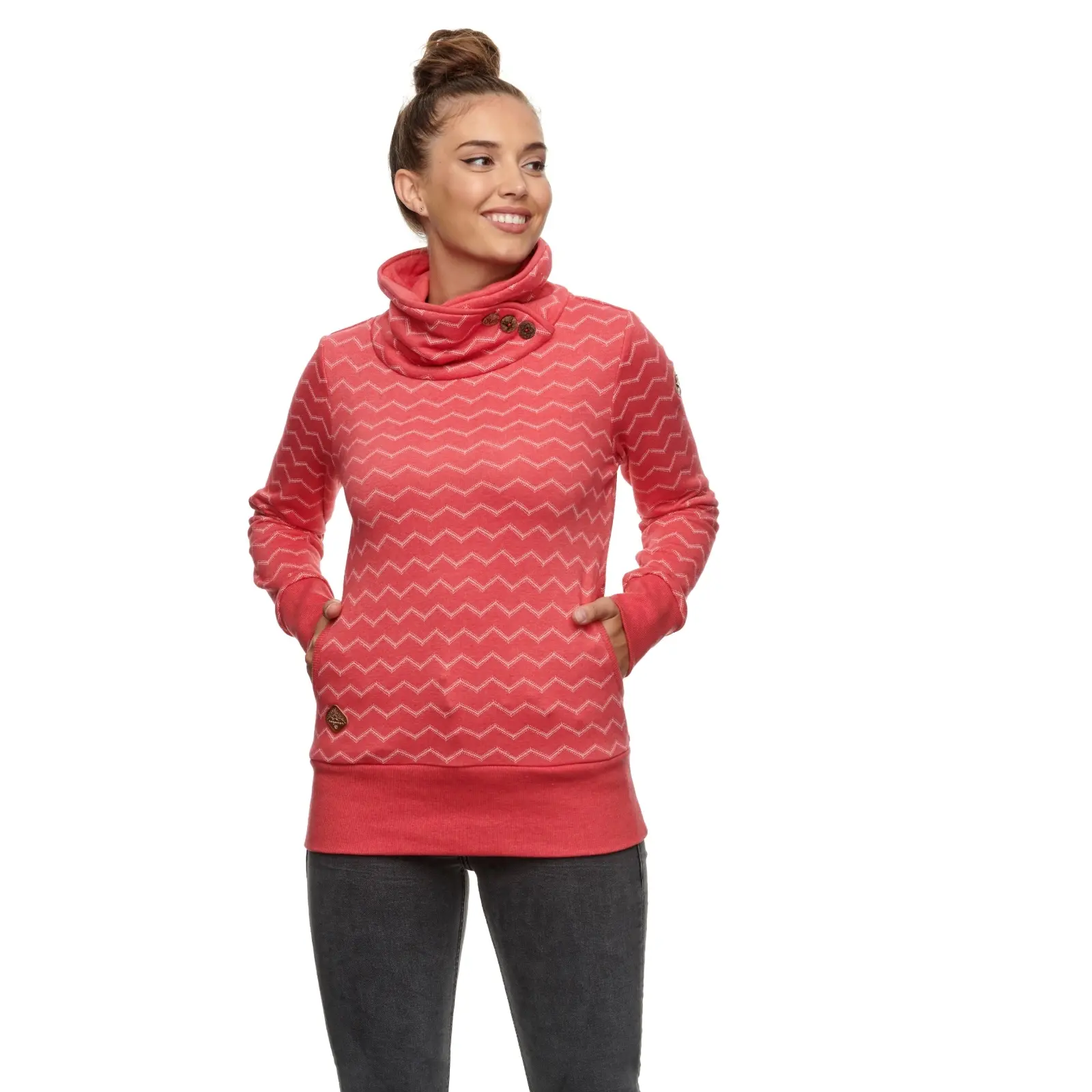 Sweatshirt Damen Ragwear Angel Chevron