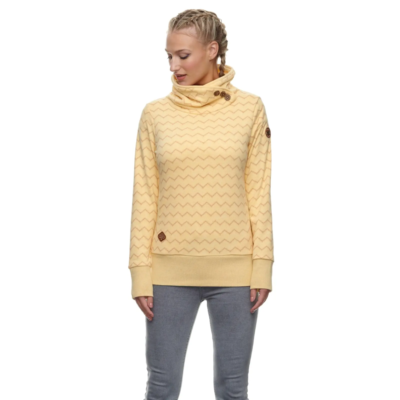 Sweatshirt Damen Ragwear Angel Chevron