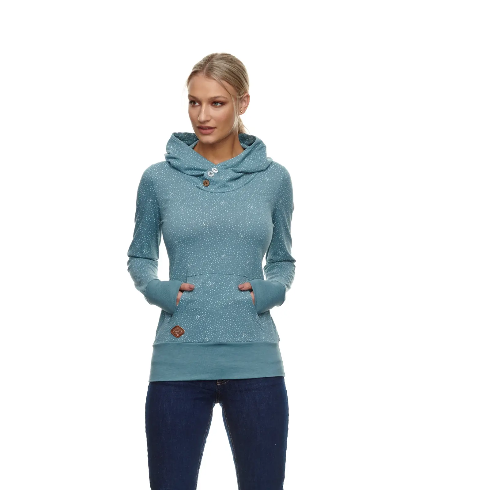 Hoodie Damen Ragwear Chelsea Dots