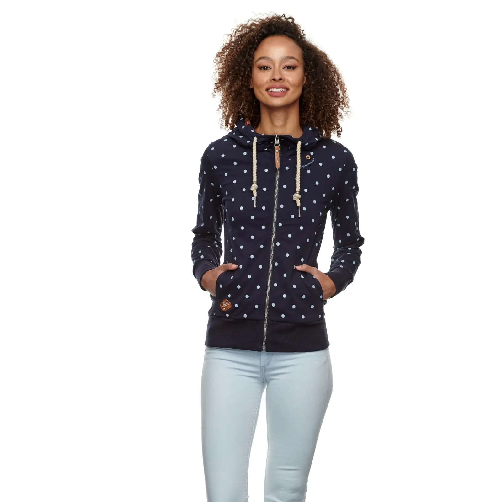 Hoodie Damen Ragwear Paya Dots