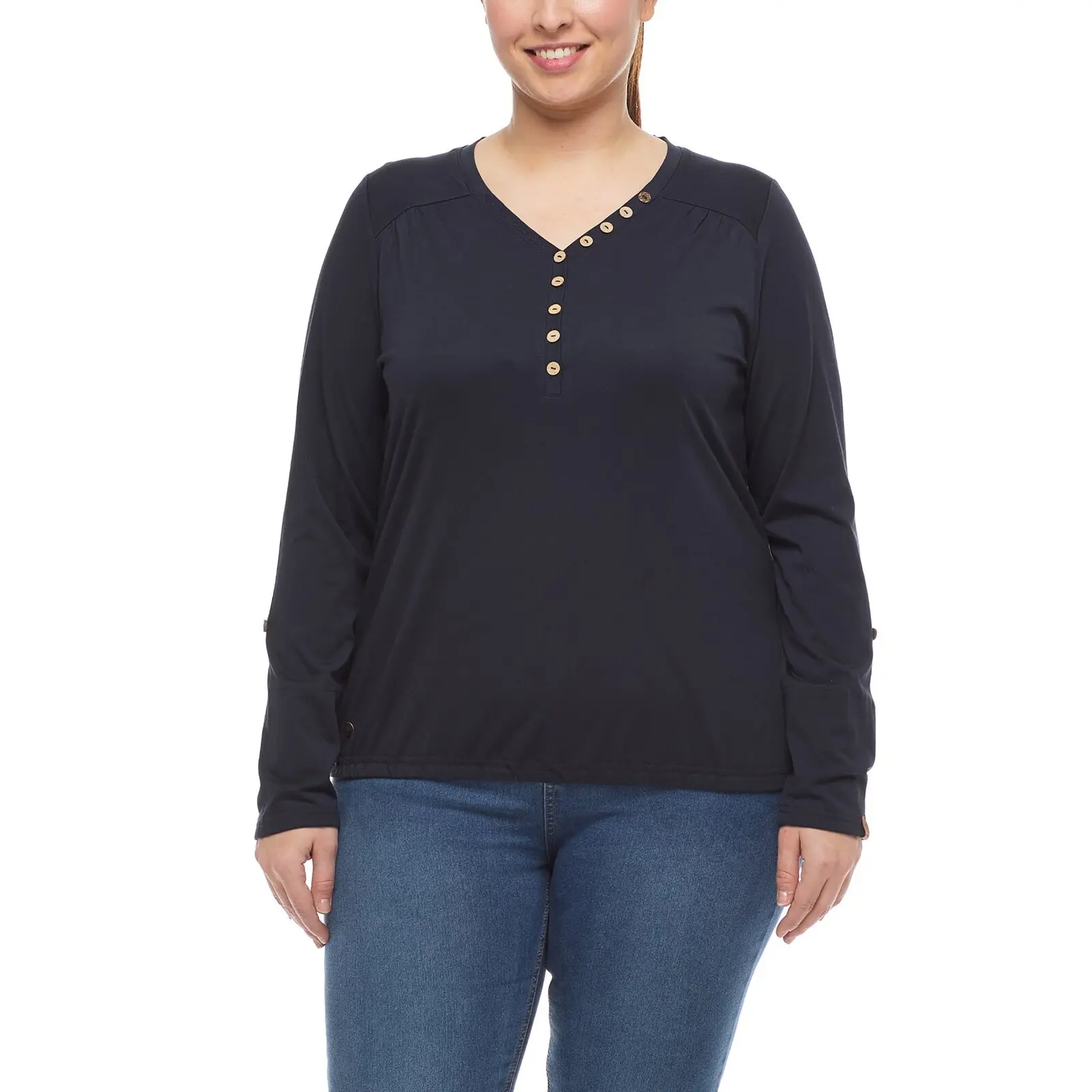 Langarmshirt Ragwear Pinch Solid Plus