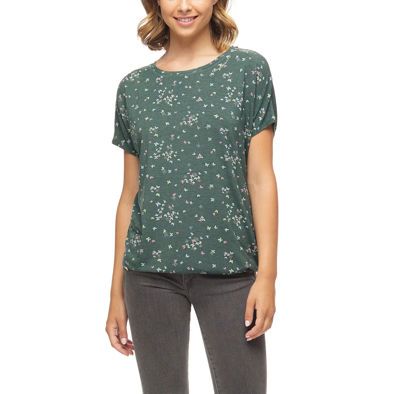 Damen T-Shirt Ragwear Pecori Print