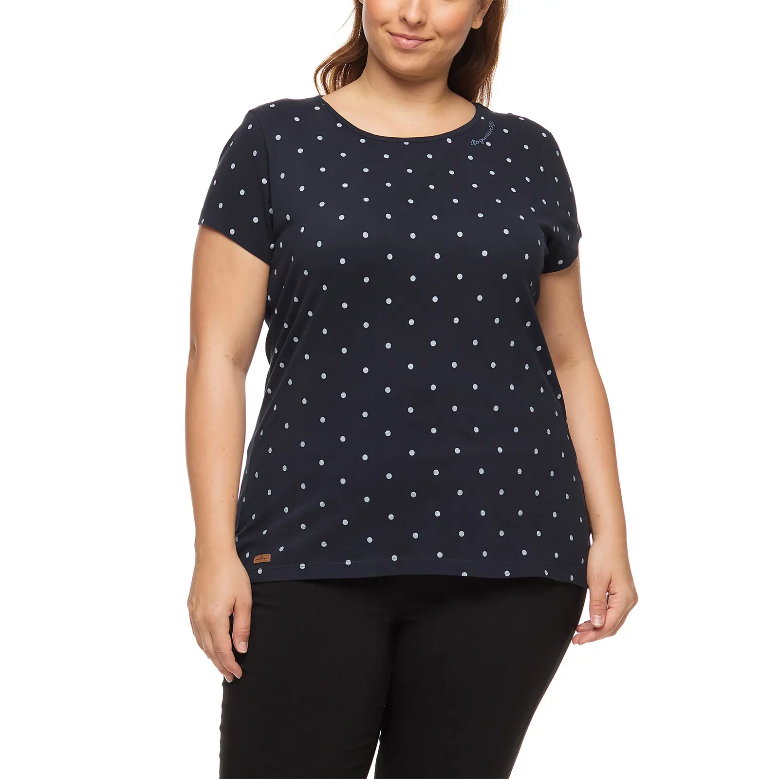 Damen T-Shirt Ragwear Mint Dots Plus