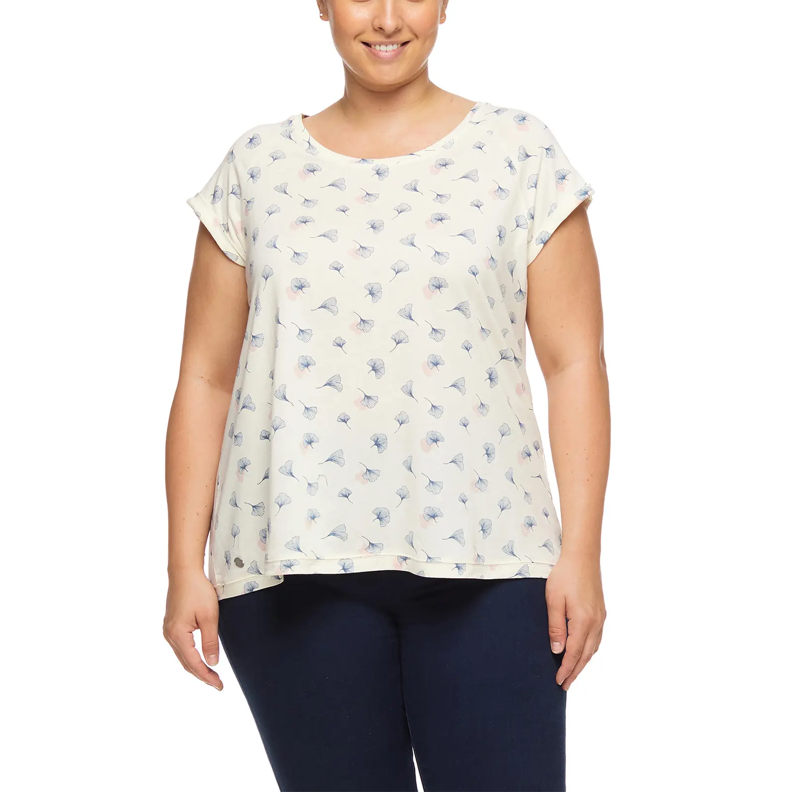 Damen T-Shirt Ragwear Zilda Organic Plus