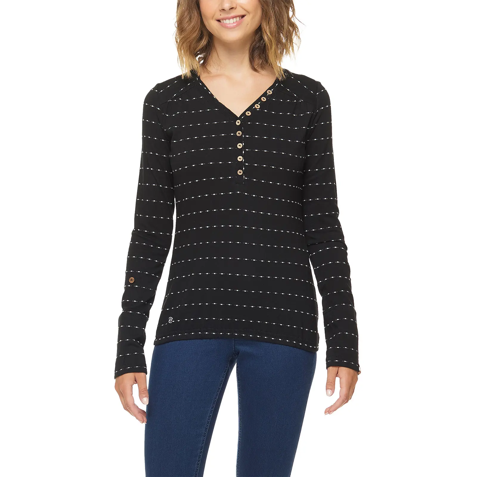 Maglietta a manica lunga da donna  Pinch Stripes
