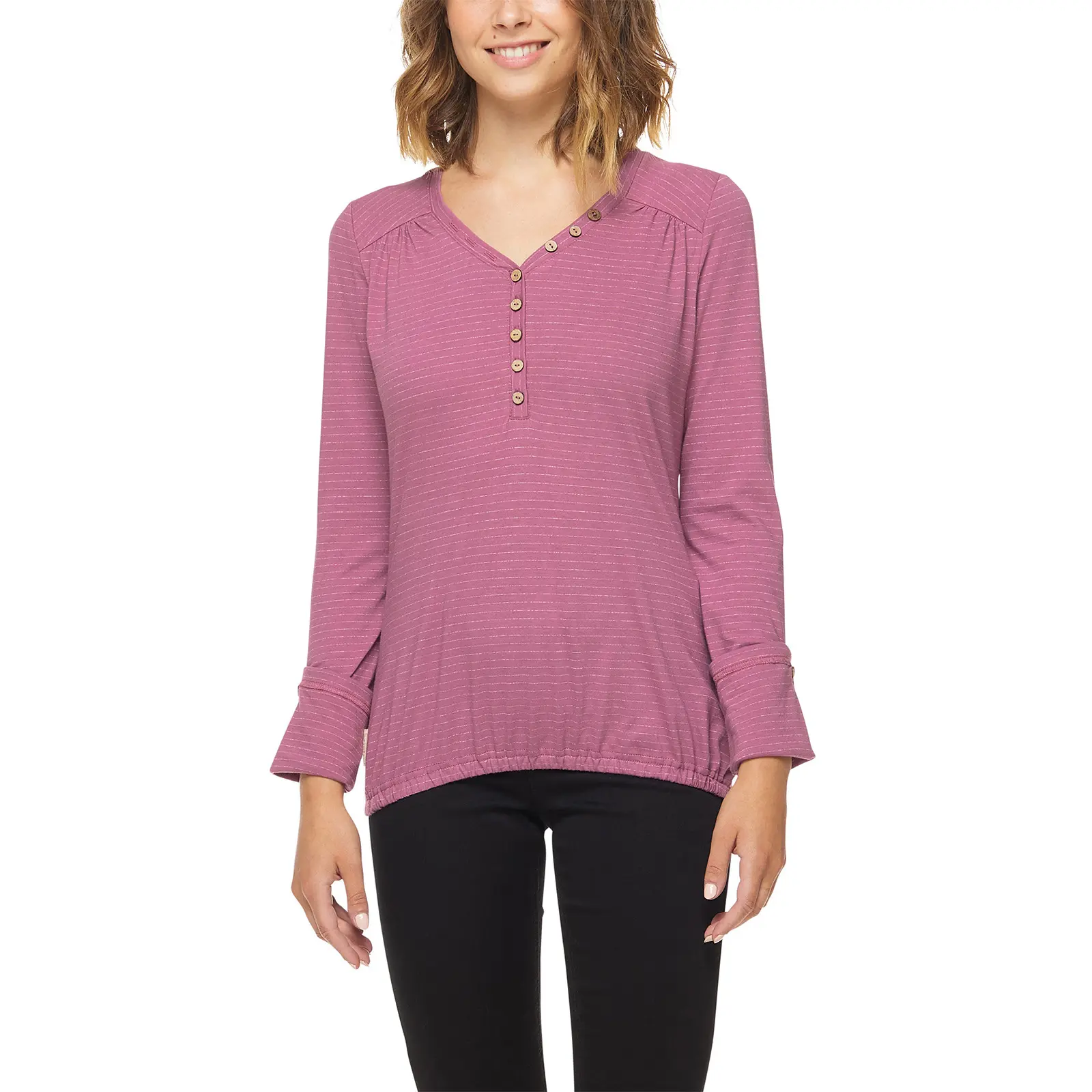 Damen Organic Langarm-T-Shirt Ragwear Pinch