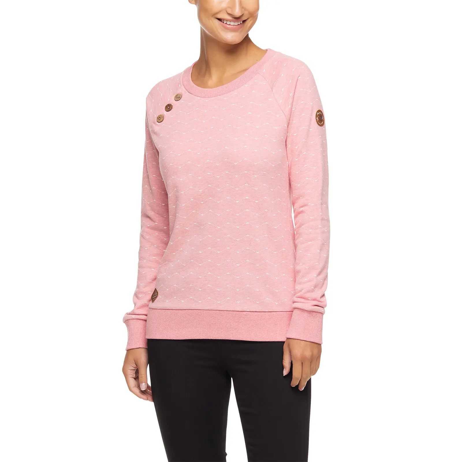 Dames sweatshirt Ragwear Daria Zig Zag
