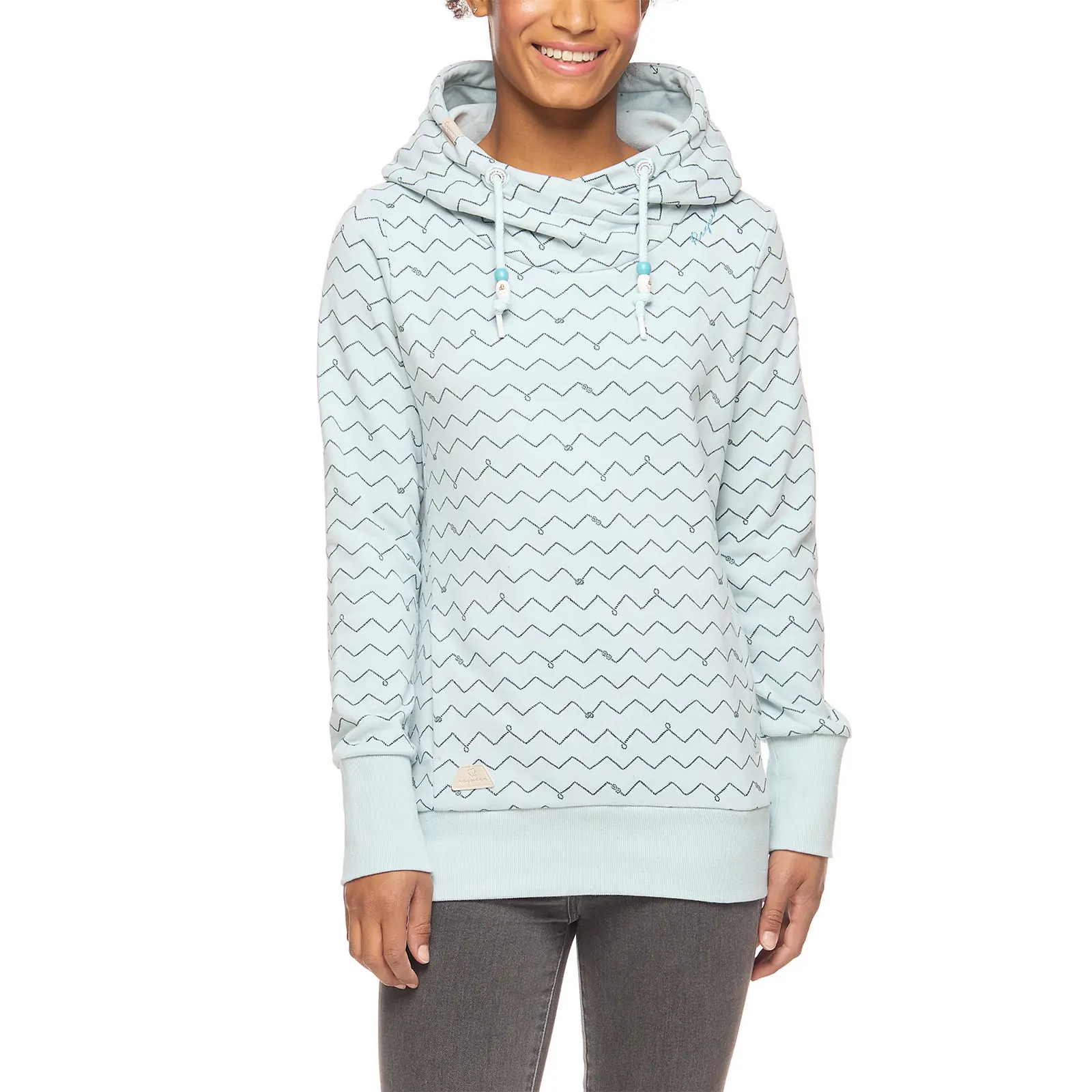 Hoodie Damen Ragwear Gripy Zig Zag