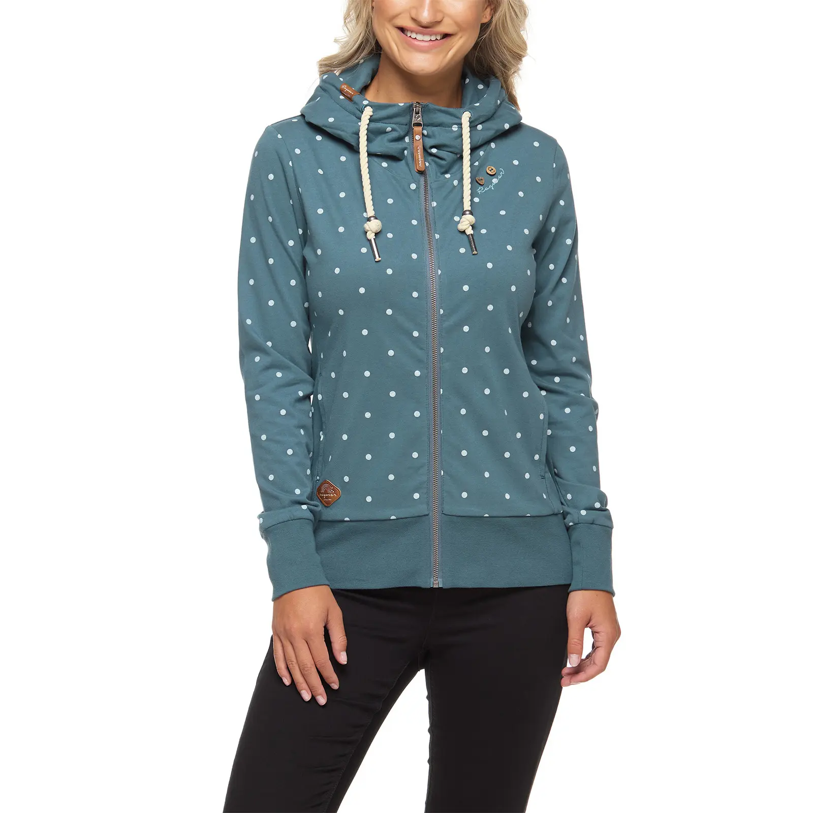 Felpa con cappuccio da donna  Paya Dots