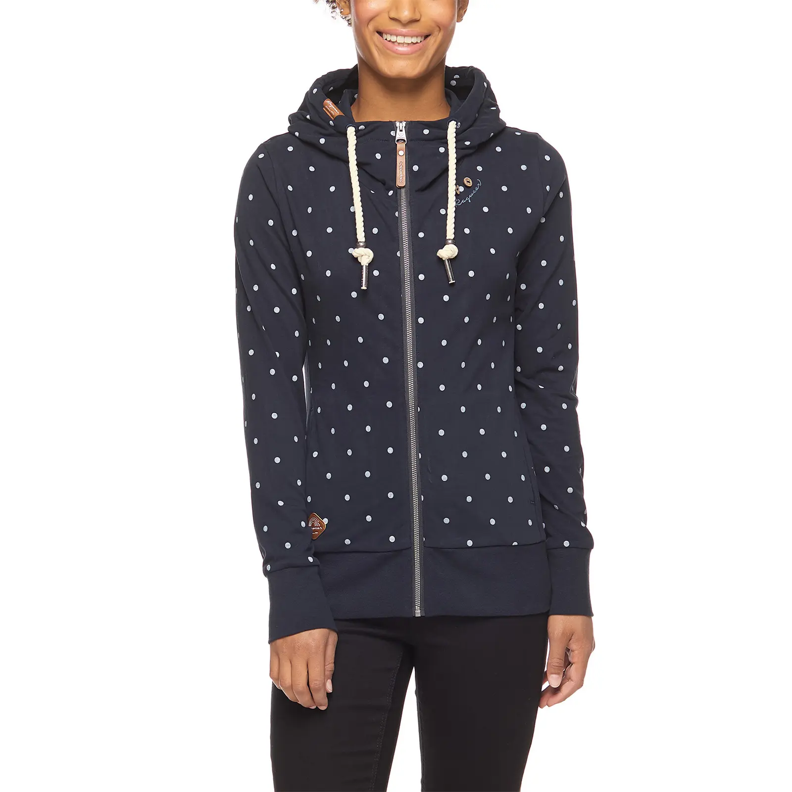 Hoodie Damen Ragwear Paya Dots