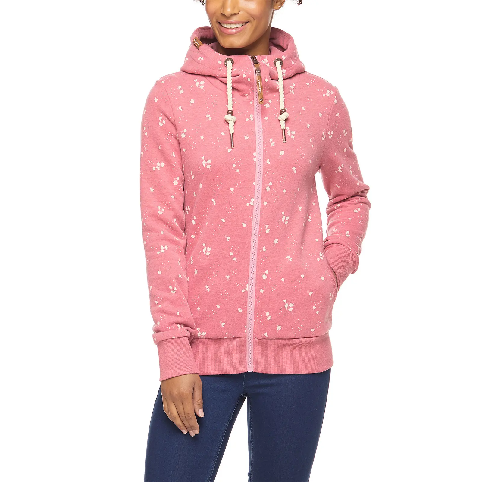 Ragwear Women's Rose Hooded Sweatshirt Angel