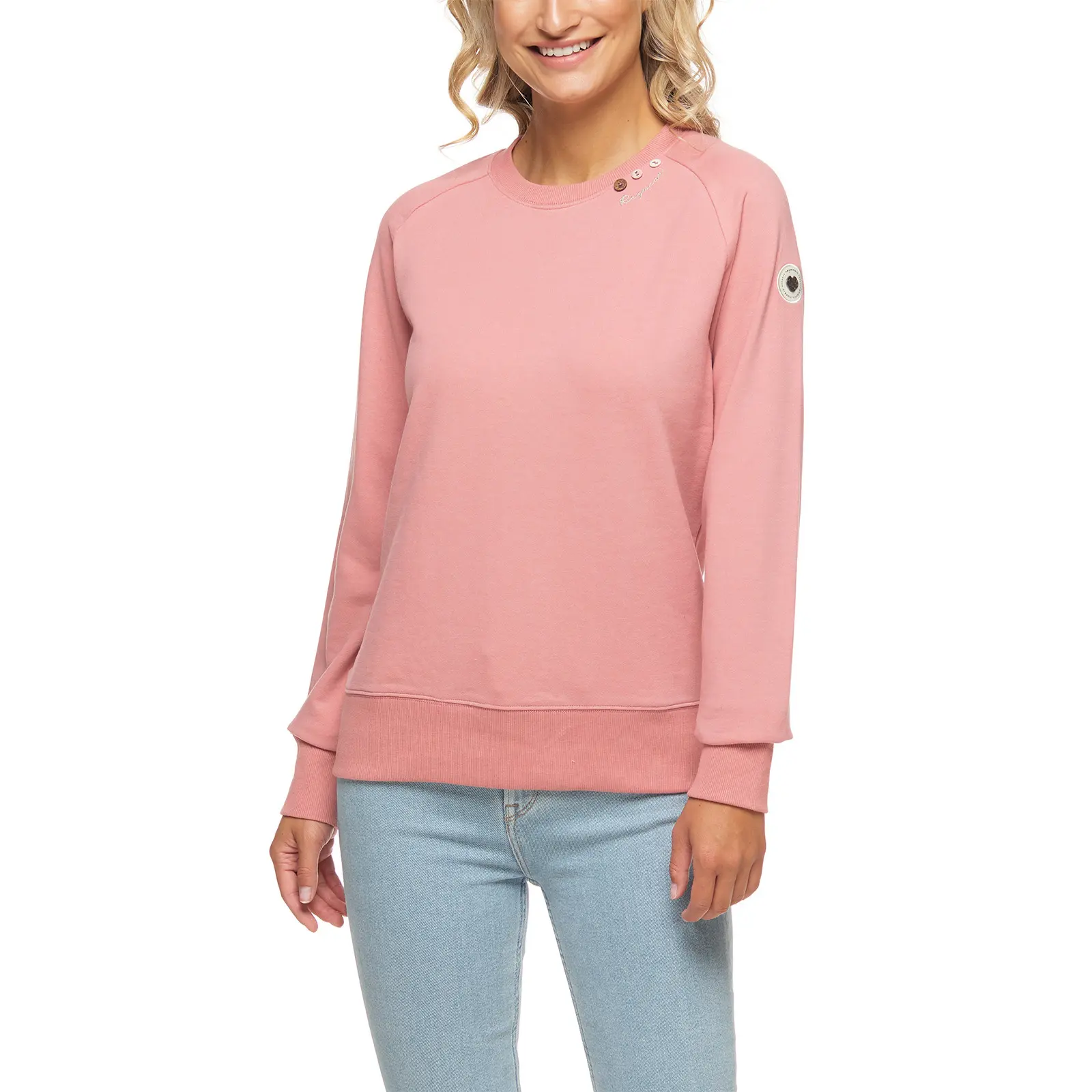 Sweatshirt Damen Ragwear Flora Crew Organic
