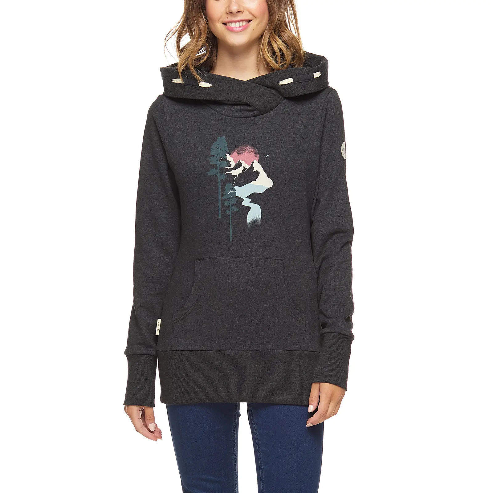 Hoodie aus Bio-Baumwolle für Damen Ragwear Angelina B