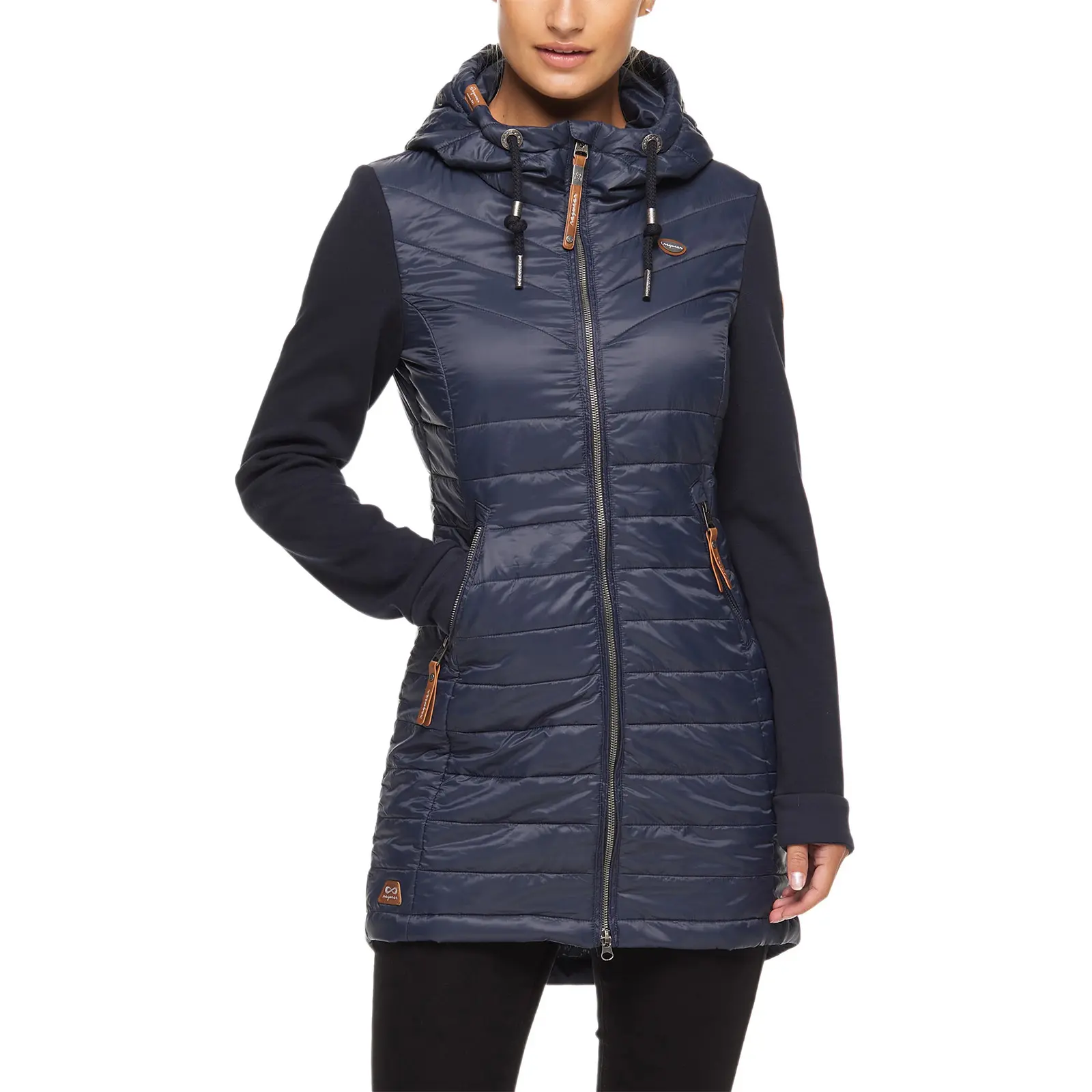 Lange Daunenjacke  Damen Ragwear Lucinda