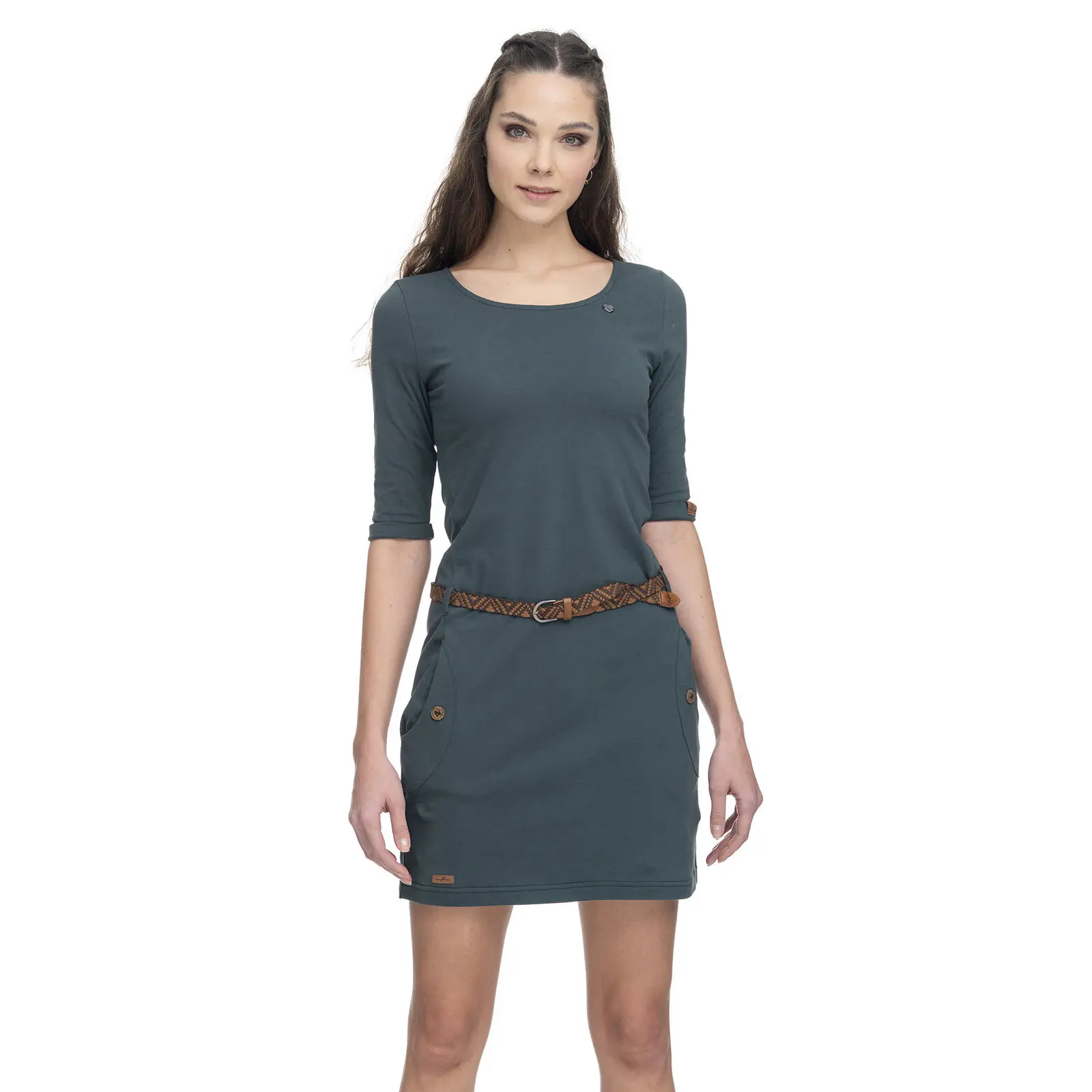 Kleid Damen Ragwear Tanya Solid
