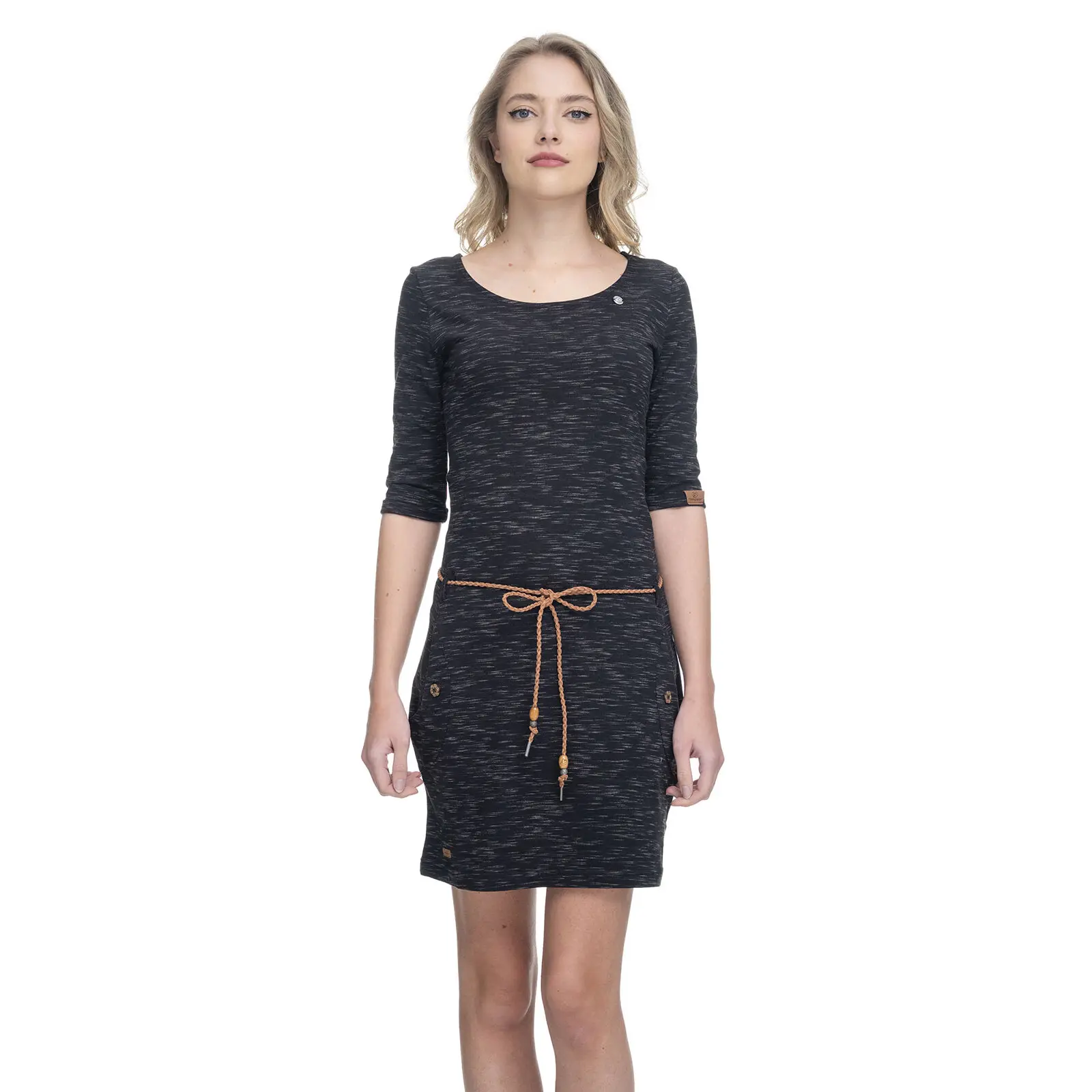 Kleid Damen Ragwear Tanya Slub