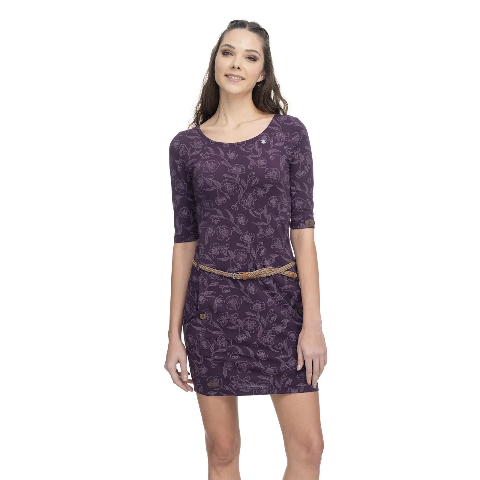 Blumenmuster Kleid Damen Ragwear Tanya
