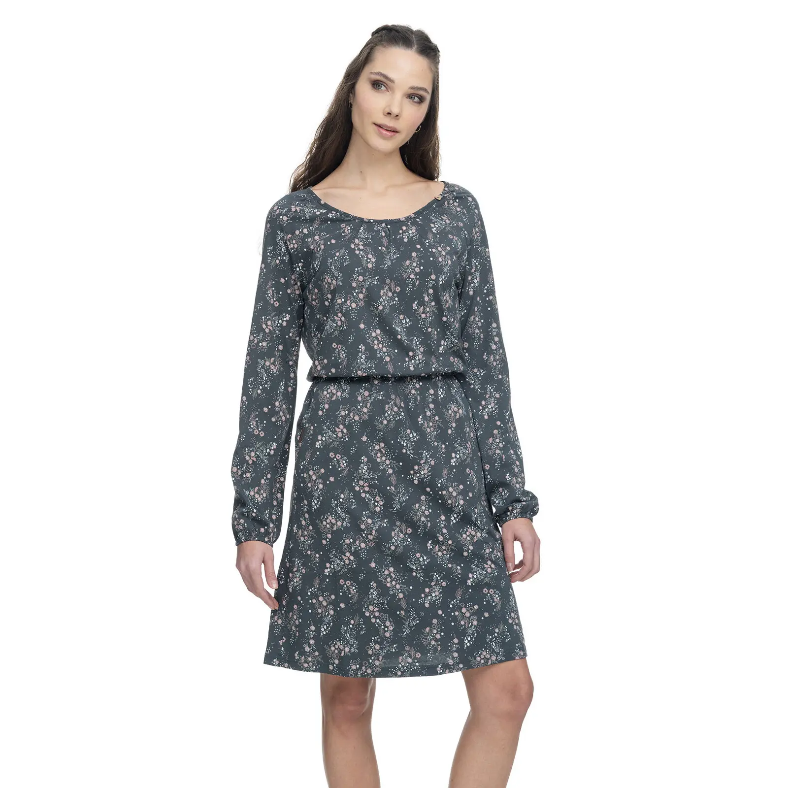 Kleid mit langen Ärmeln, Damen Ragwear Aligra