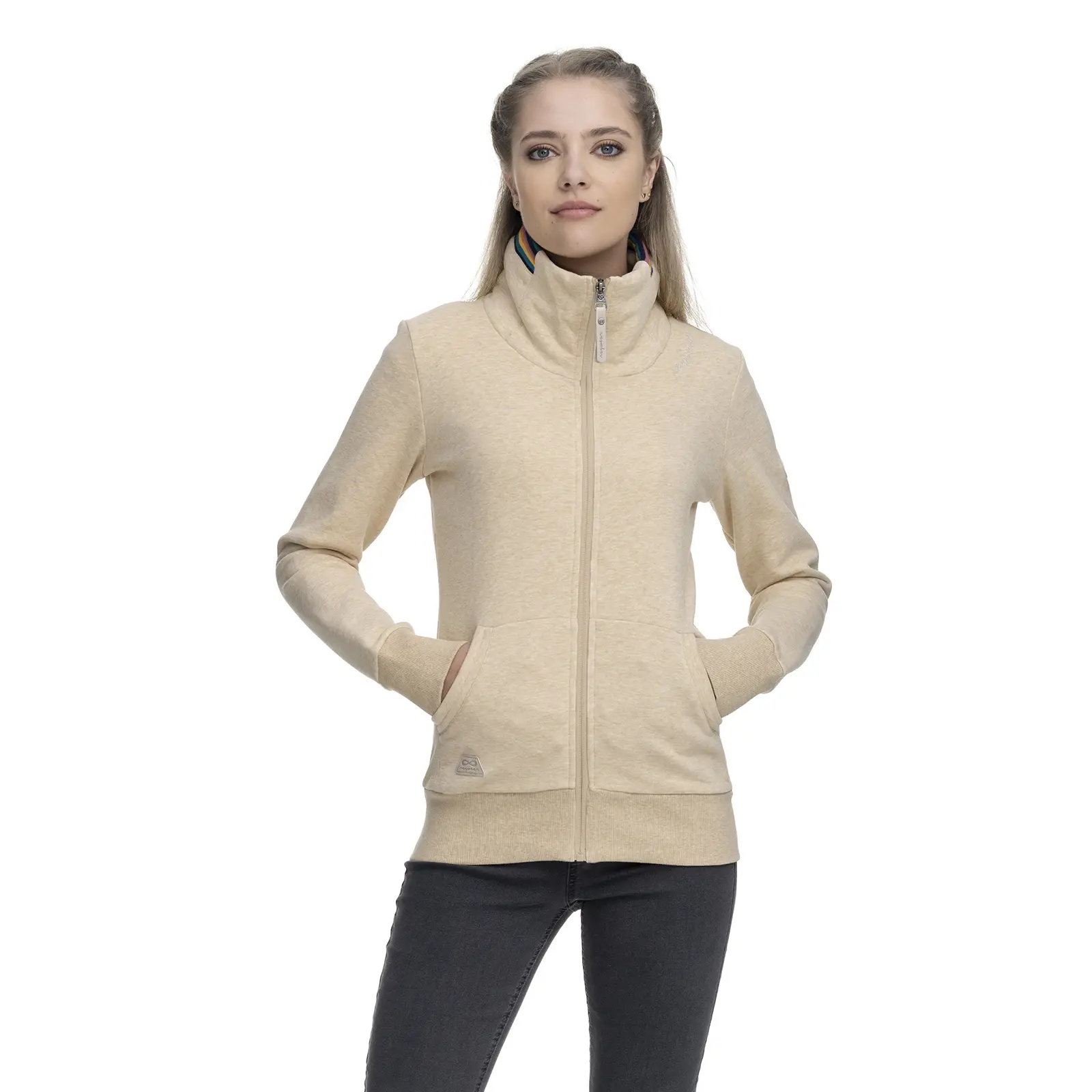 Sweatshirt Damen Ragwear Dneska Rainbow